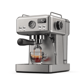 1350W Semi-automatic espresso machine with temperature adjusted mobile filter Cold / hot espresso 20Bar extraction mocha Nestle espresso Steam te